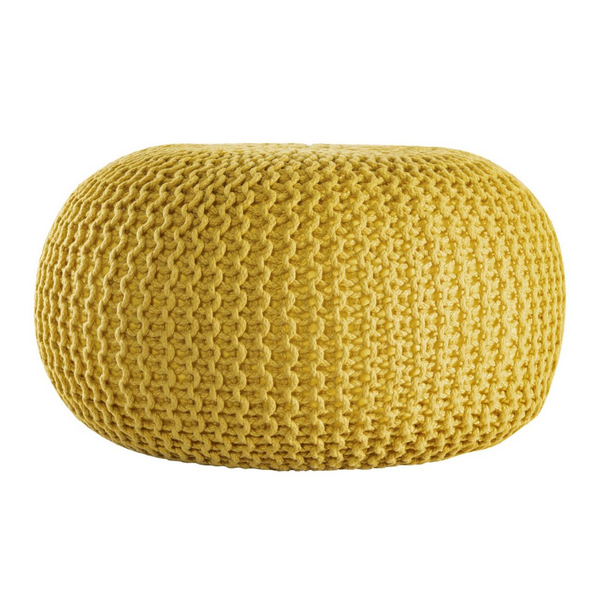 Pouf buiten Ø55x37 cm gerecycled plastic