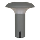 Led lamp oplaadbaar grijs 17x17x21 cm