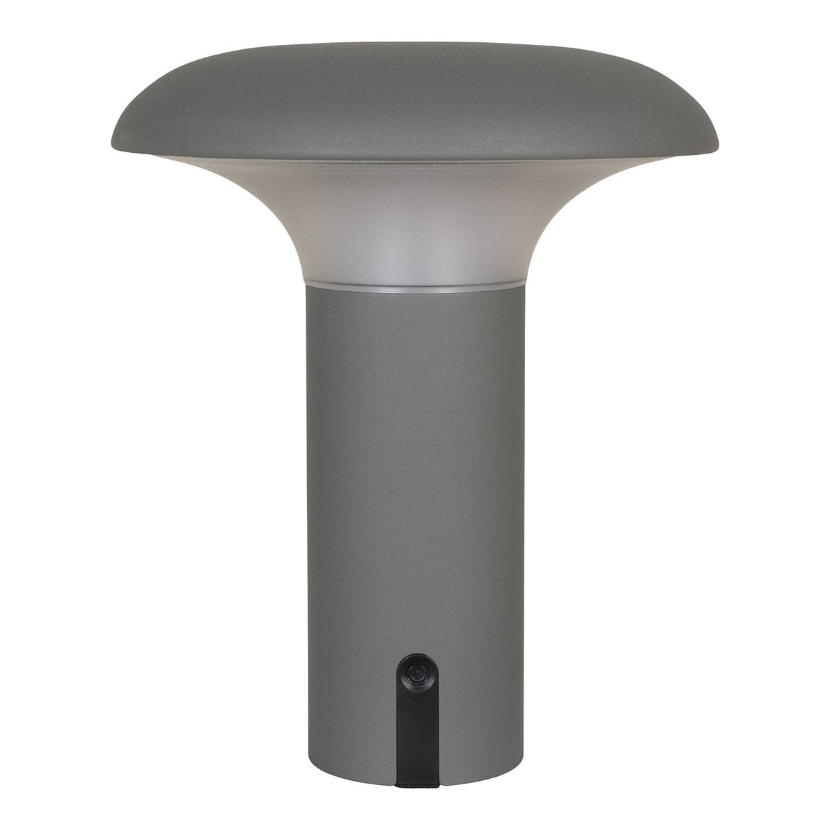 Led lamp oplaadbaar grijs 17x17x21 cm