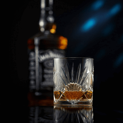 Whiskyglazen set met granieten stenen