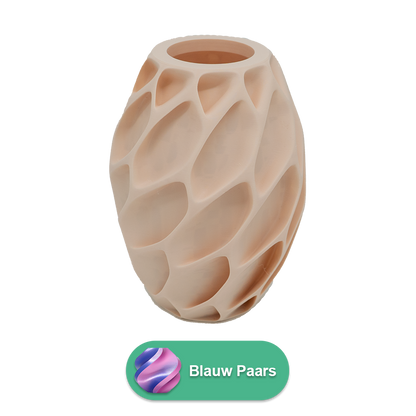Oruna 3D vaas - 3D geprinte vaas - Duurzaam PLA - Geschikt voor kunstbloemen