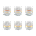 Black And Gold Whisky Glasses Set Of 6 Elegant Collection