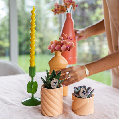 Sierpot keramiek peach Ø6 cm