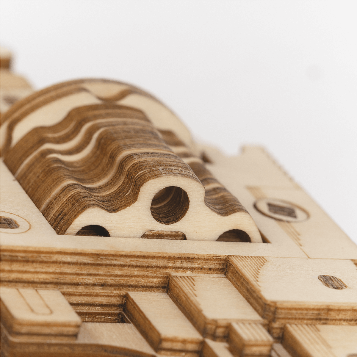 Robotime, 3D Wooden Puzzle Corsac M60, LQ401, 22x3.8x12.5 cm