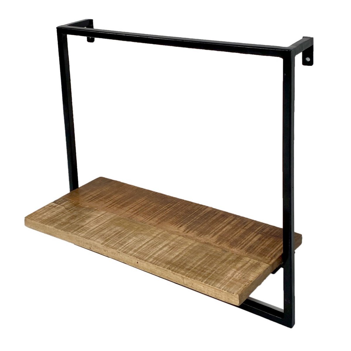 Hangplank Boekenplank 50x50x25 Metalen Frame Zwart