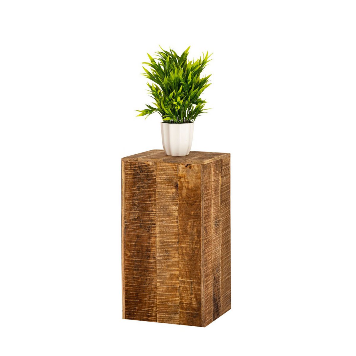Bloemzuil 27x27 Cm Hoogte 50 Of 73 Cm Mangohout Decoratief