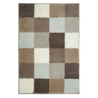 Badmat 60x90 cm bruin hoogpolig