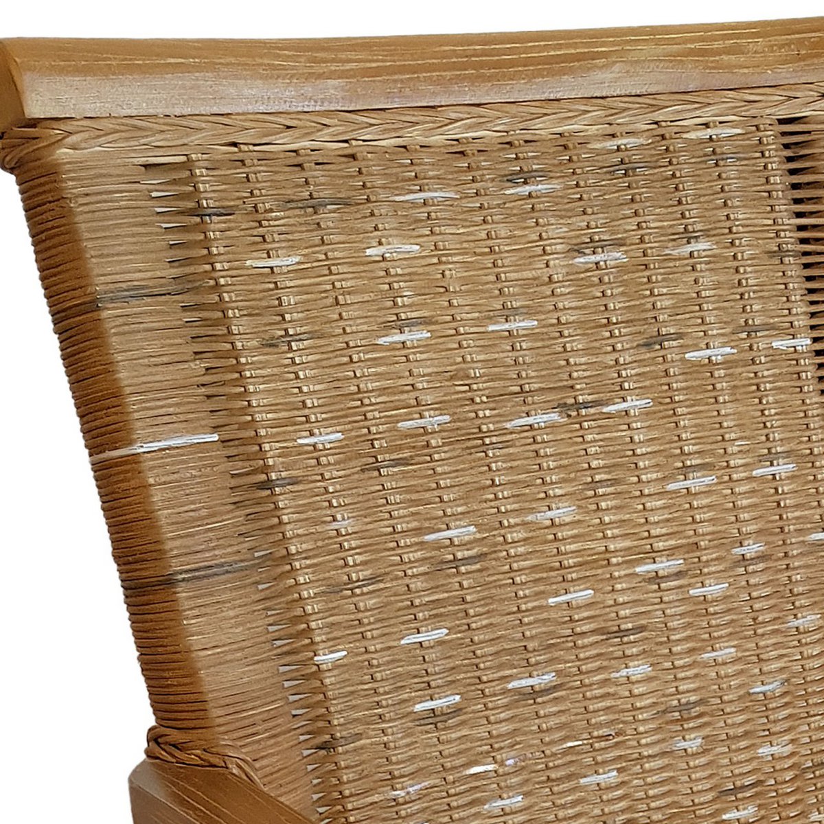 Eetkamerstoelen Met Armleuningen Rattan Capuccino 2 Stuks