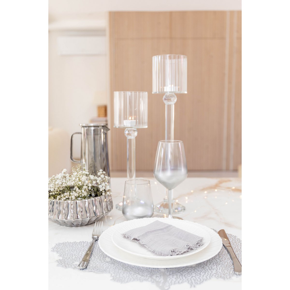 SILVER TREE-SHAPED TRIVET