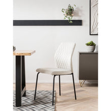Stoelenset 2 stuks beige fluweel