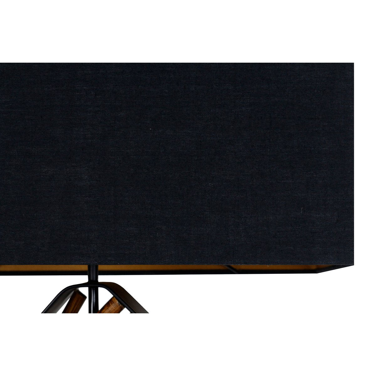 Vloerlamp drijfhout 155 cm zwart goud