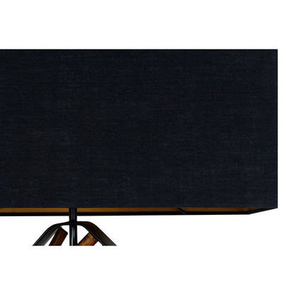 Vloerlamp drijfhout 155 cm zwart goud