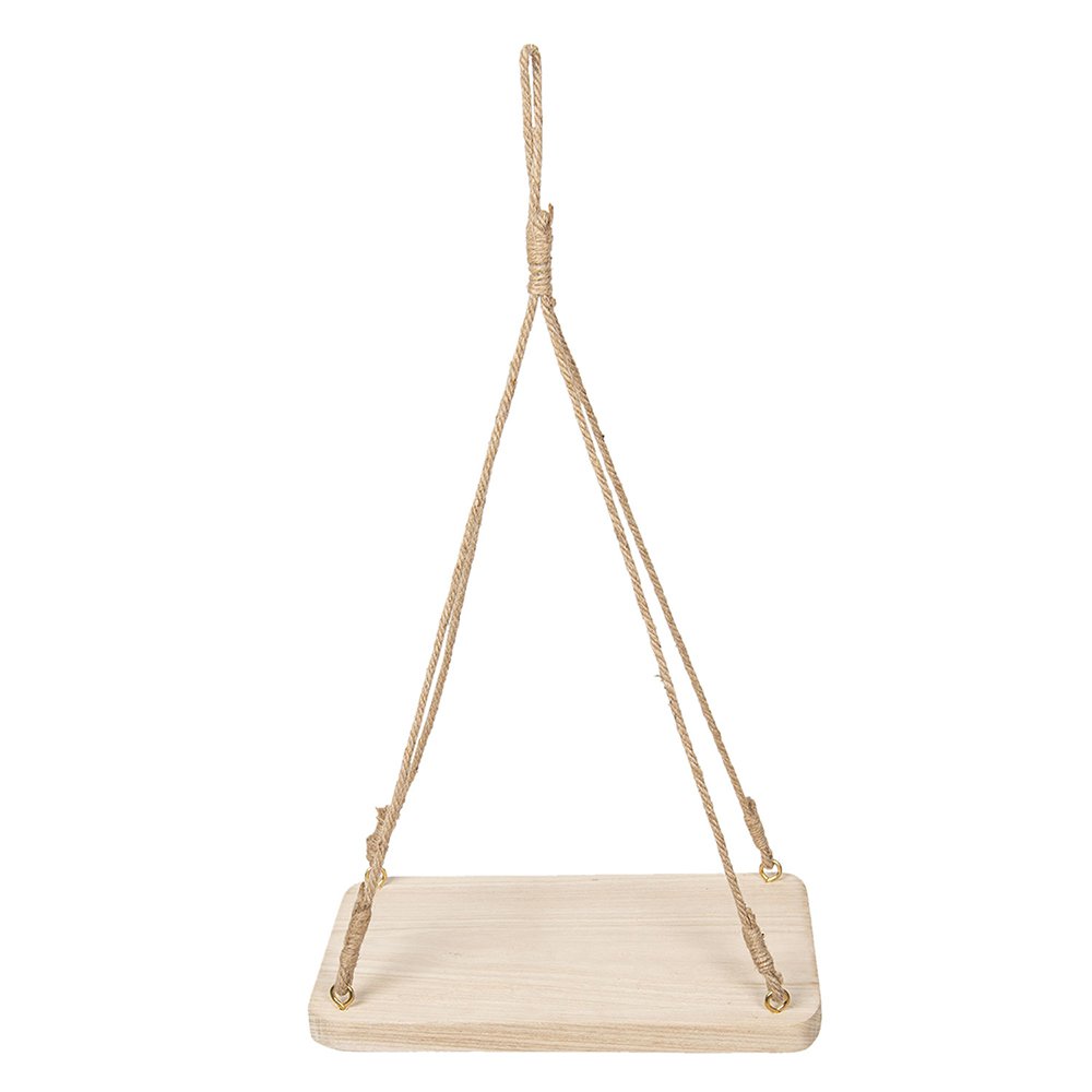 Plantenhanger 40x25x63 cm hout beige