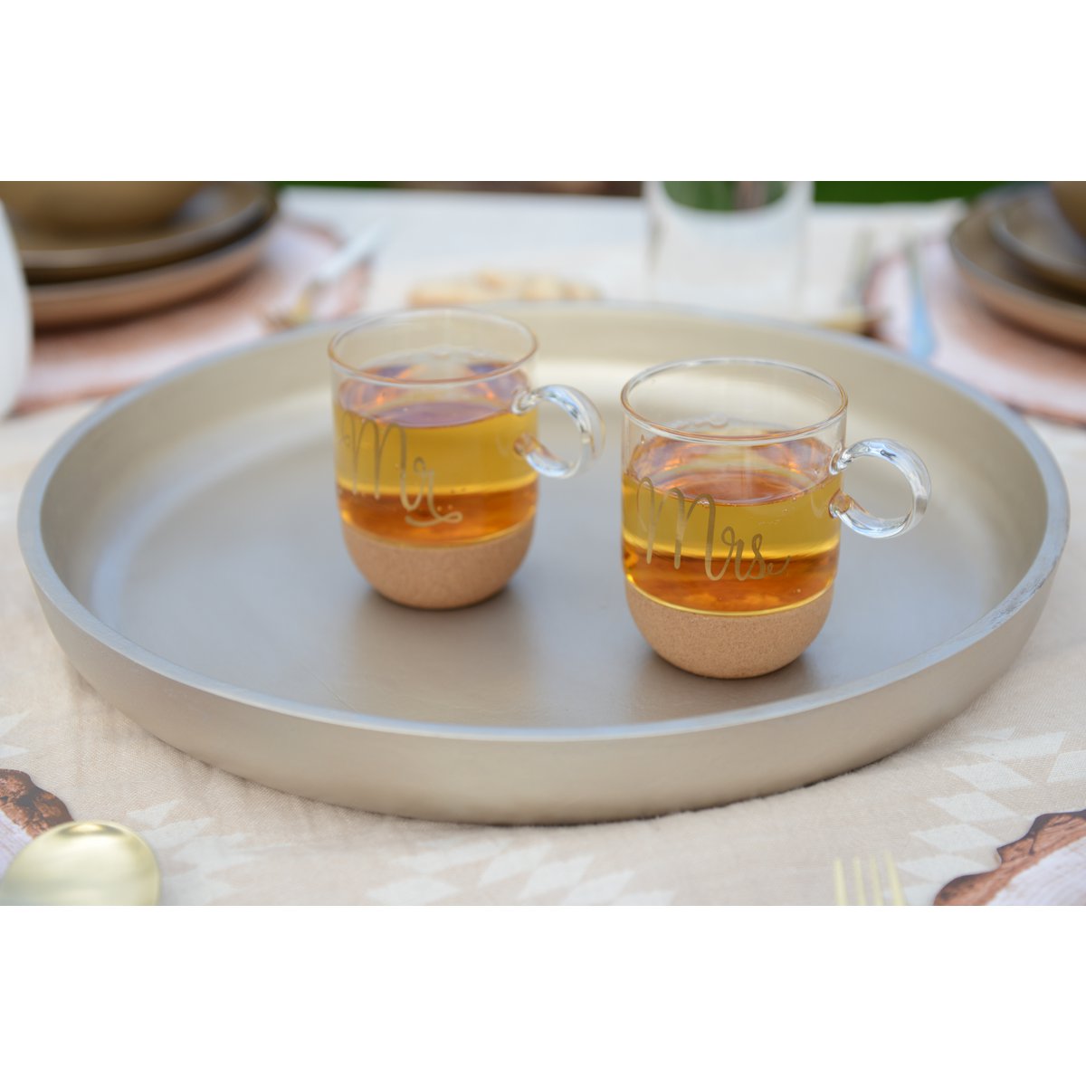 Mok glas 'Mrs' 400ml