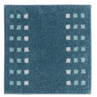 Badmat 60x60 cm acryl blauw
