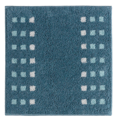 Badmat 60x60 cm acryl blauw