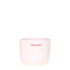 Sierpot keramiek 6x7 cm wit