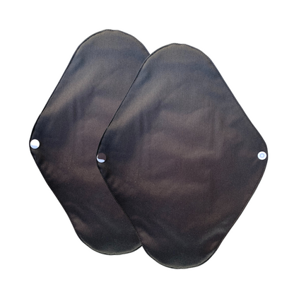 Herbruikbaar maandverband duo pack L 18x26 cm bamboe