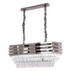 Hanglamp 80x30 cm chroom glas