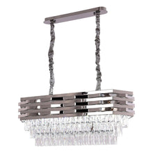 Hanging Lamp Crystal Chrome | 80x30cm