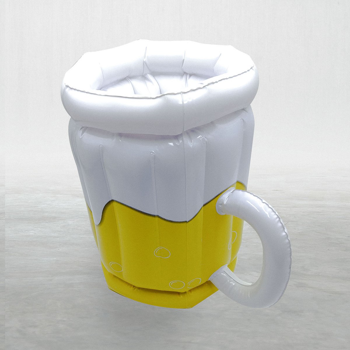 Opblaasbare bieremmer drankkoeler 15L groen PVC