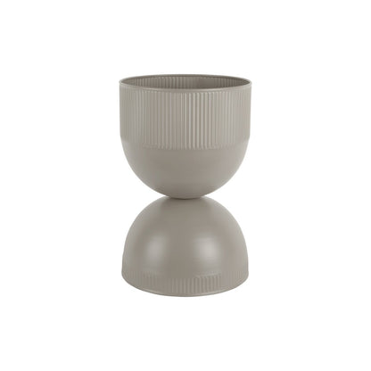 Plantpot 26x39 cm grijs metaal