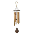 Windgong 70 cm brons aluminium essenhout