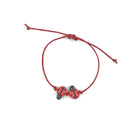 Kinderarmband lieveheersbeestjes rood verstelbaar