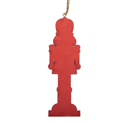 Kersthanger Notenkraker Rood Hout