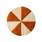 "Caramel Candy" Round Patchwork Mat