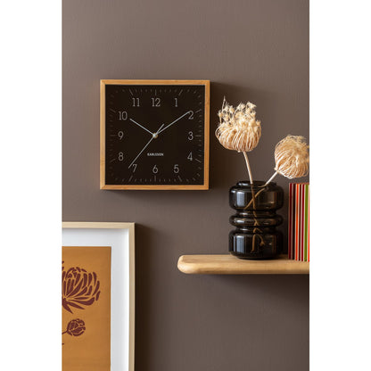 Vaas 20 cm bruin glas