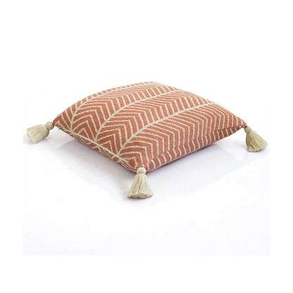 Kussenhoes 45x45 cm katoen dusty coral