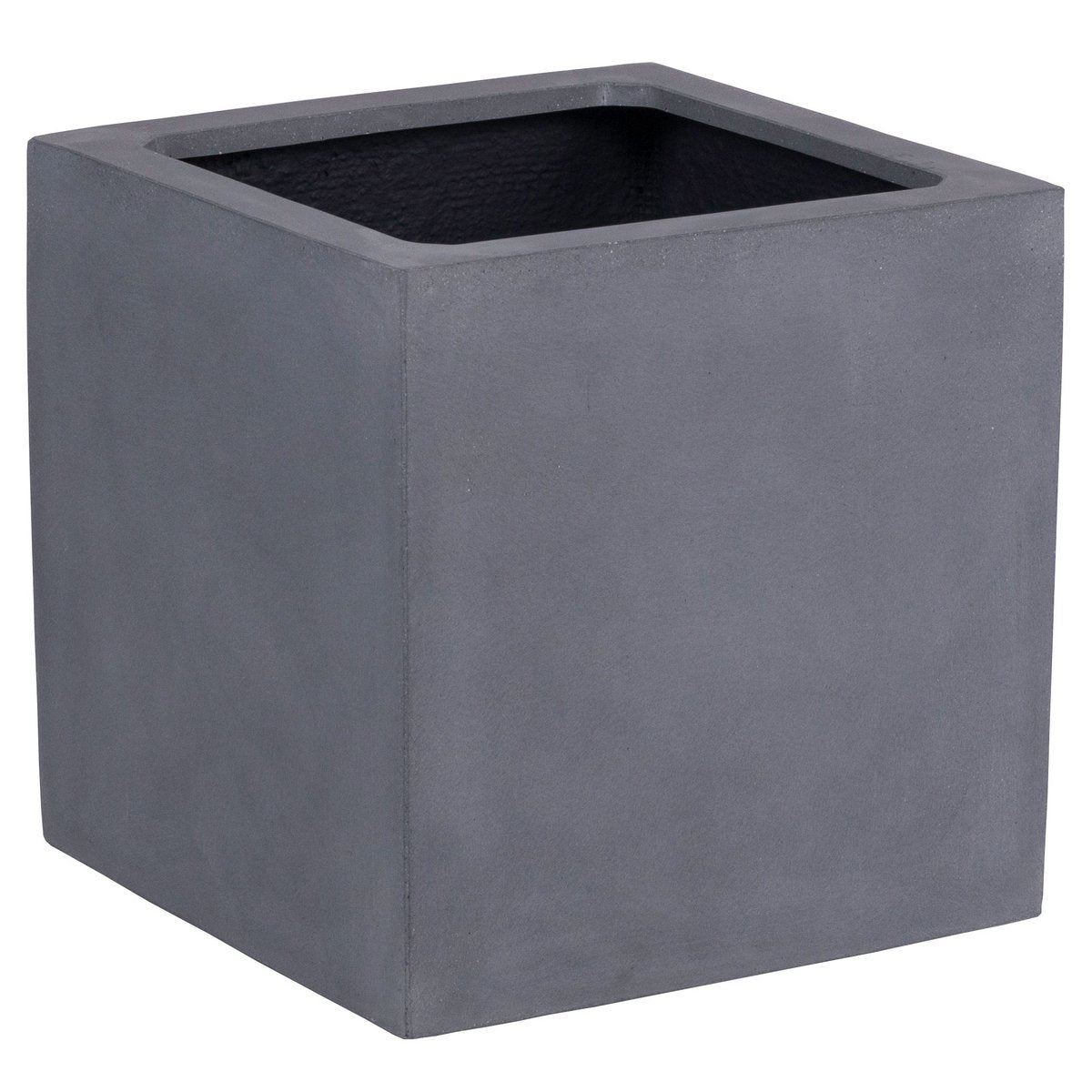 Plantenbak fiberstone 40x40x40 cm grijs