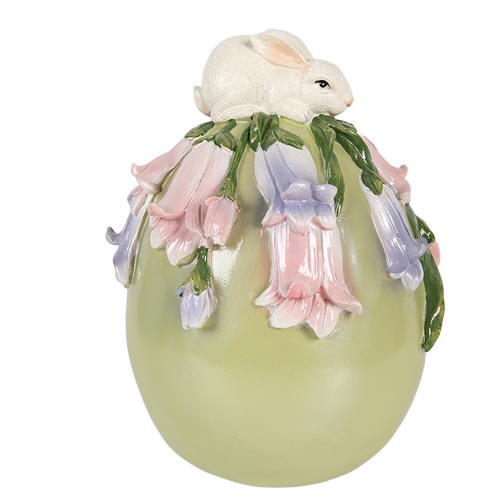 Decoration Figurine Rabbit Ø 14x17 cm White Plastic