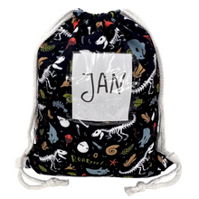 Gymnastiek Tas Voor Kinderen Dino Skeleton Met Opbergzak