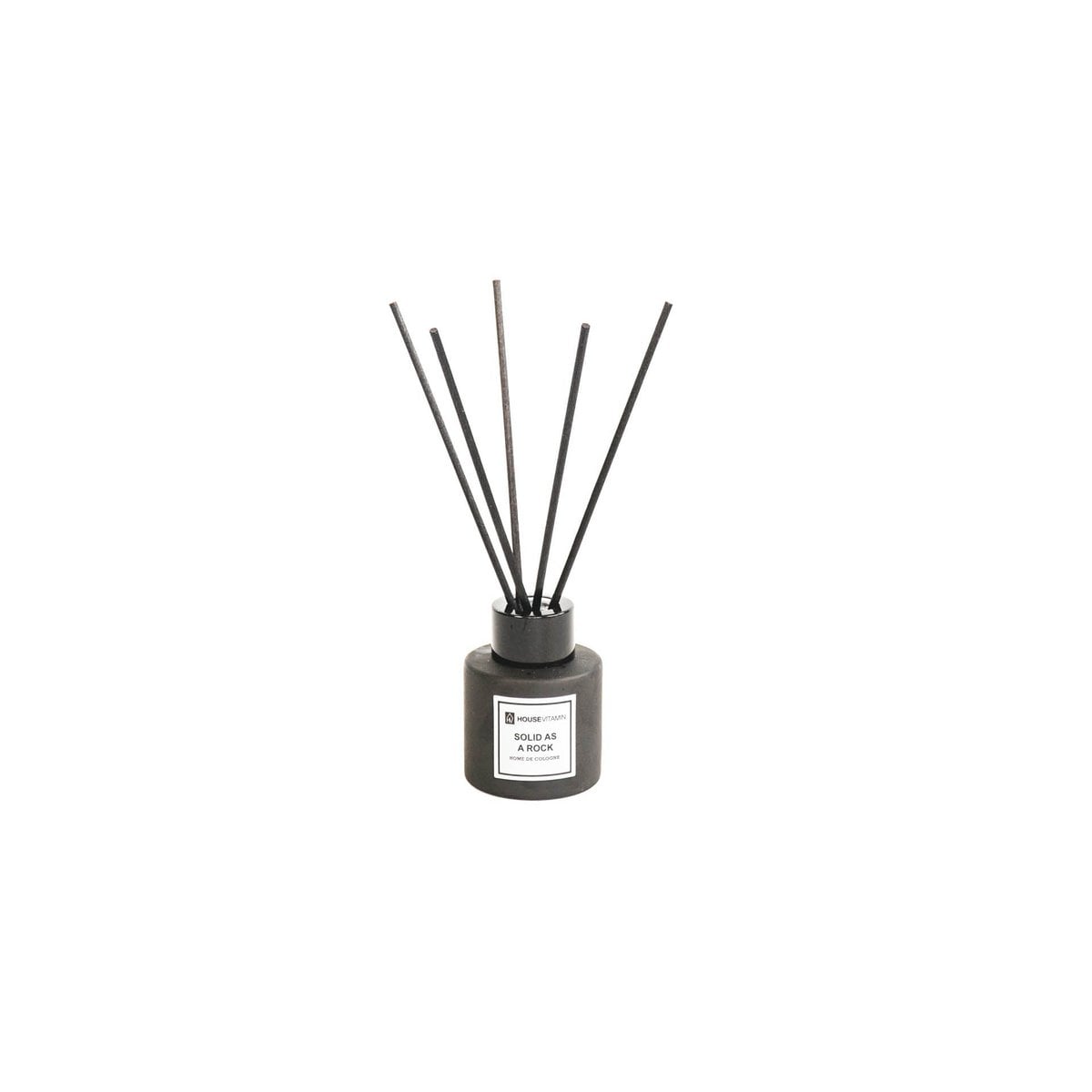 Reed diffuser - Glass/fiber - 50 ml - Strong as stone - 6 x 20 cm