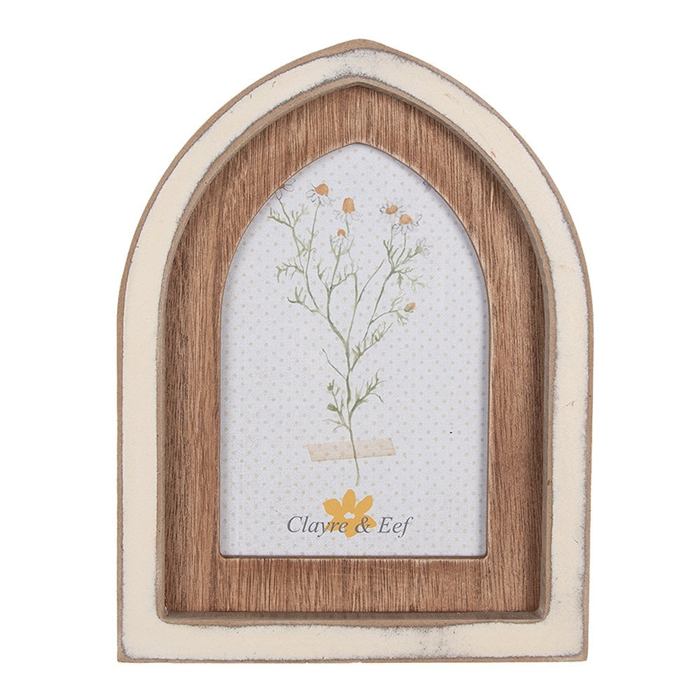 Fotolijst 10x15 cm bruin beige MDF