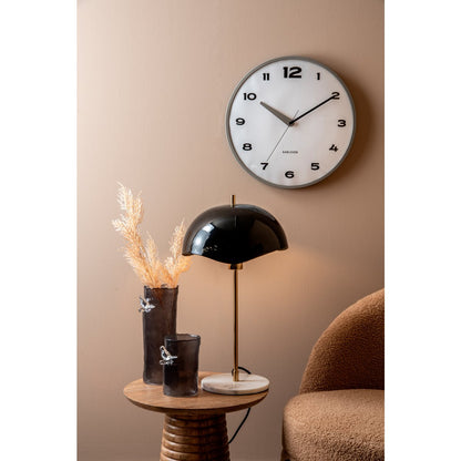 Wandklok Brisk Dome koepel 30 cm