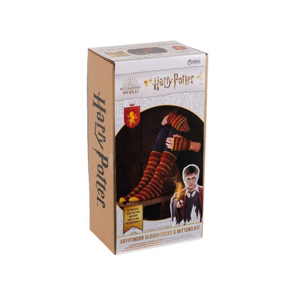 Harry Potter breiset Griffoendor wanten en kousen