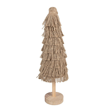 Decoration Figurine Christmas Tree 42 cm Brown Wood