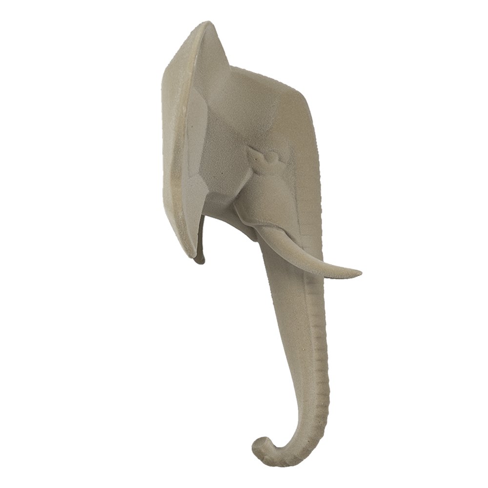 Wall Decoration Beige, Plastic 17x8x21 cm