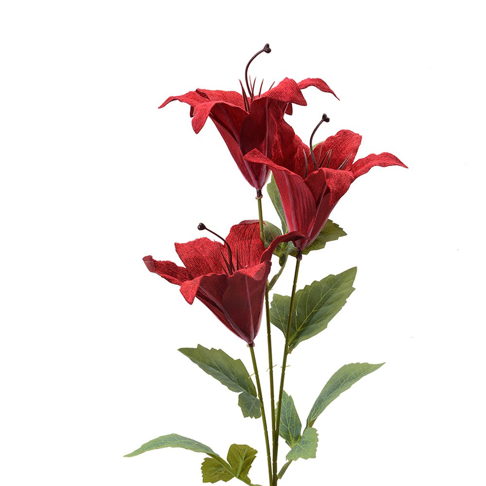 Kunstbloem 72 cm Rood Kunststof