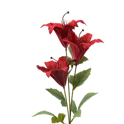 Kunstbloem 72 cm Rood Kunststof