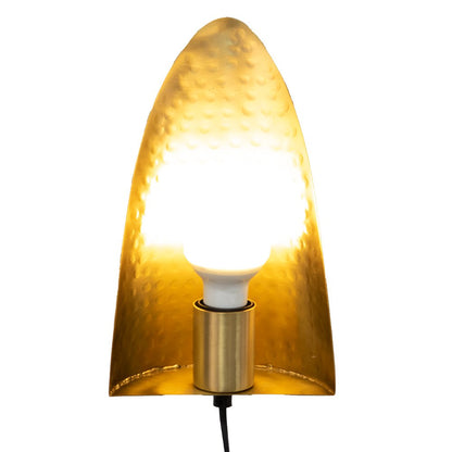 Wall Lamp 16x7x25 cm Gold-coloured Metal Wall Light