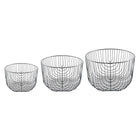 Black Iron Fruit Slices Set Of Three For Table Decoration