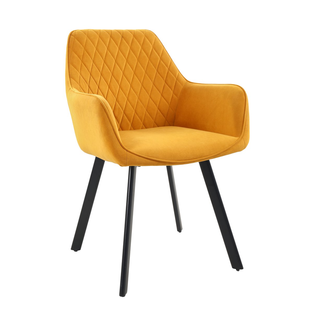 Set van 2 fauteuils geel