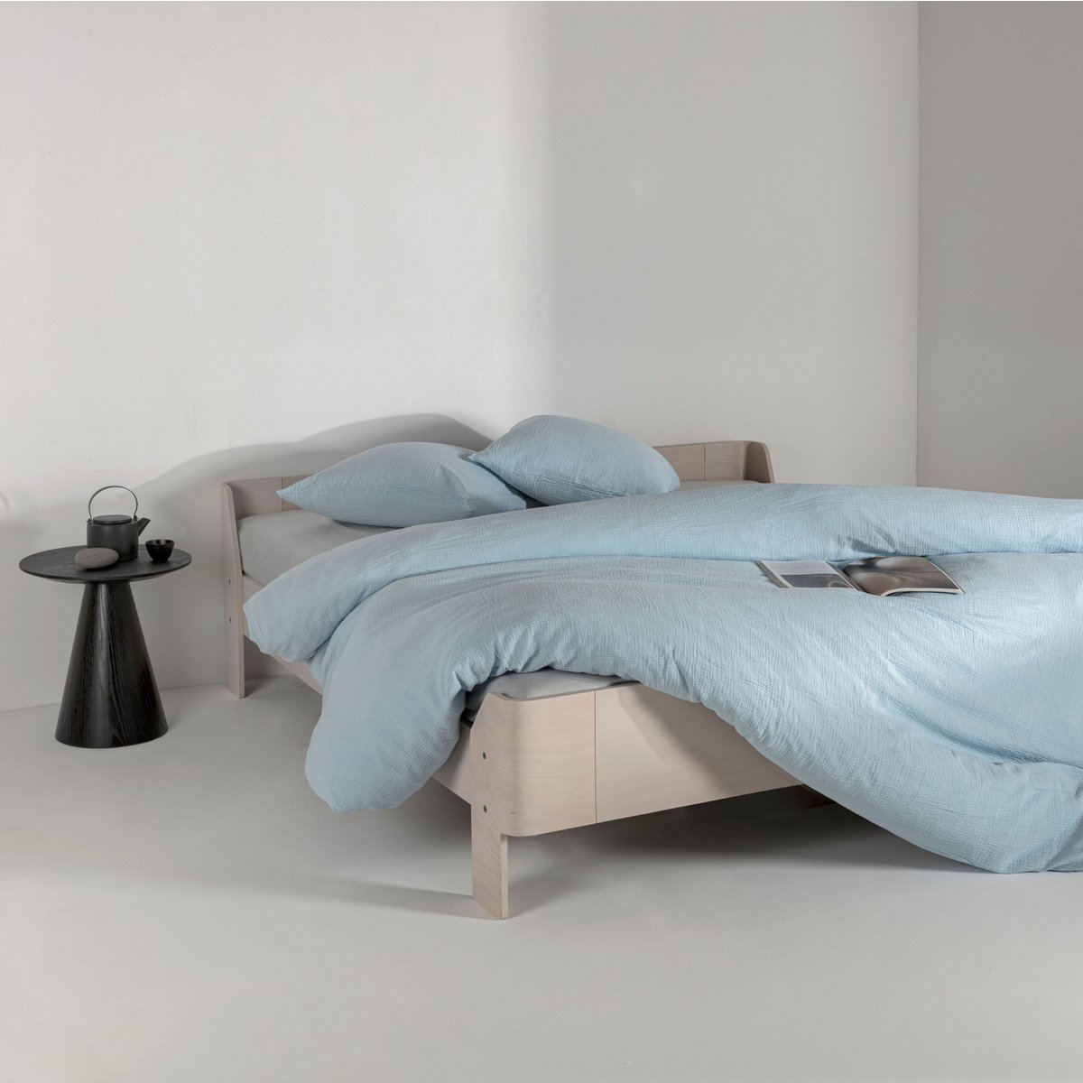 Crinkly - Cotton muslin - Ice blue