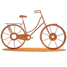Metalen decoratiefiets patina roest