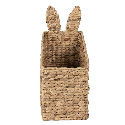Storage Basket 25x18x20/42 cm Brown Rattan Basket
