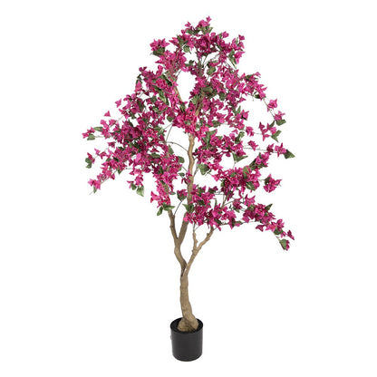 Kunstboom Bougainvillea 80x80x180 cm Roze Kunststof